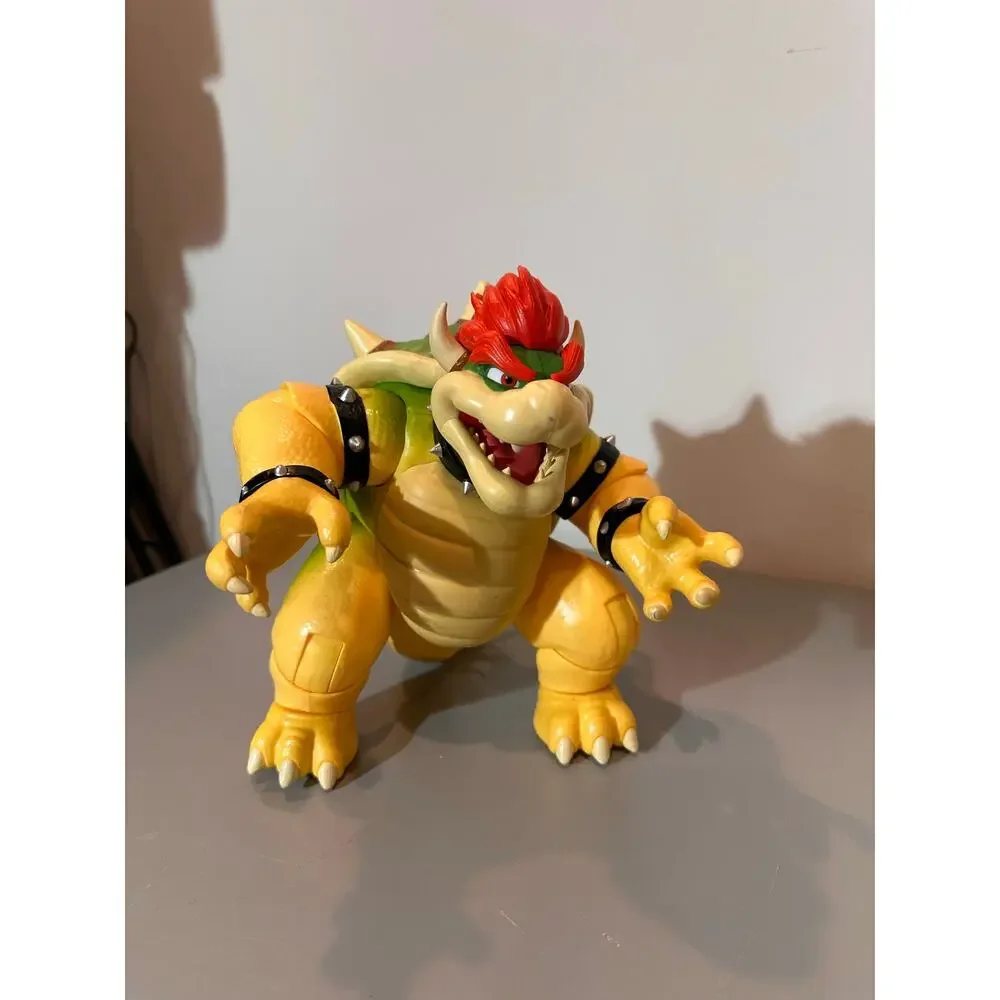 The Super Mario Bros Movie Bowser 7 Inch Action Figure Light Up Fire Breath